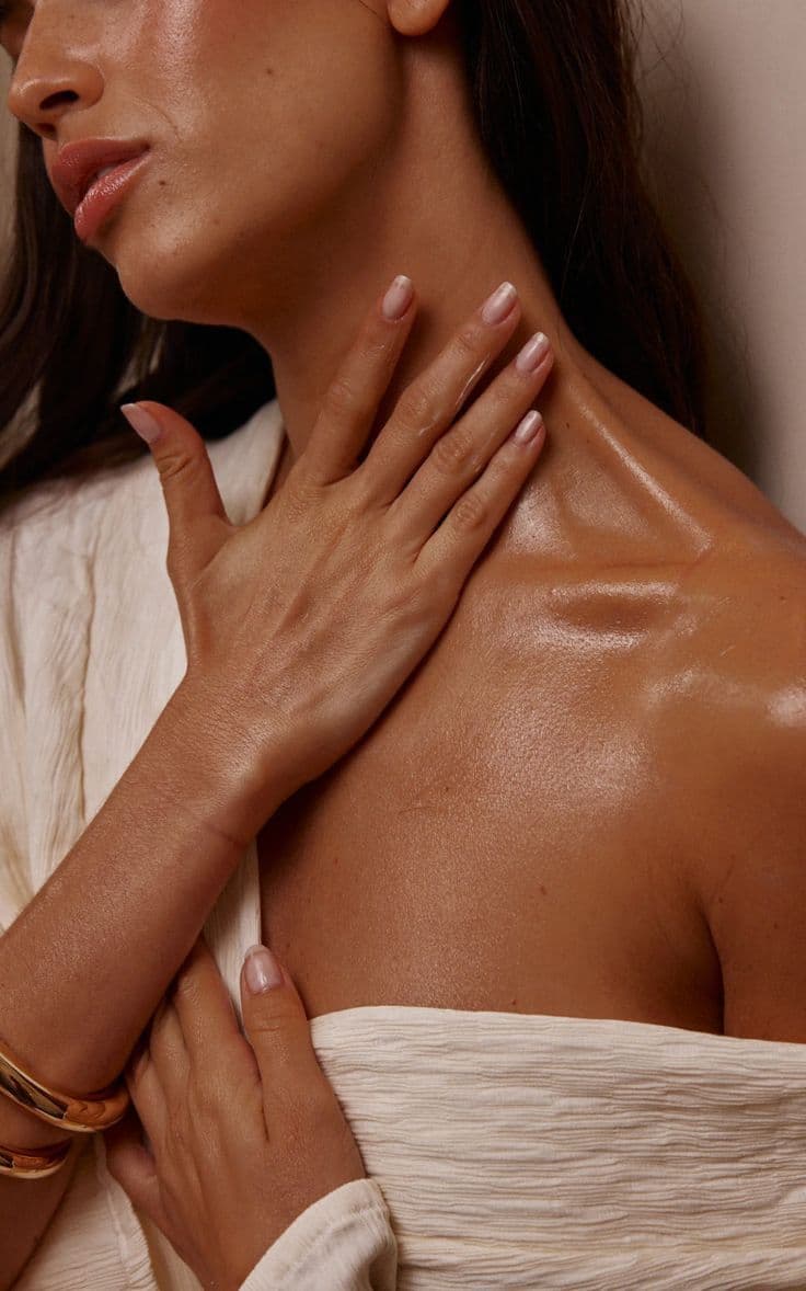 Woman who has been getting skin tightening treatments at atelier aesthetics