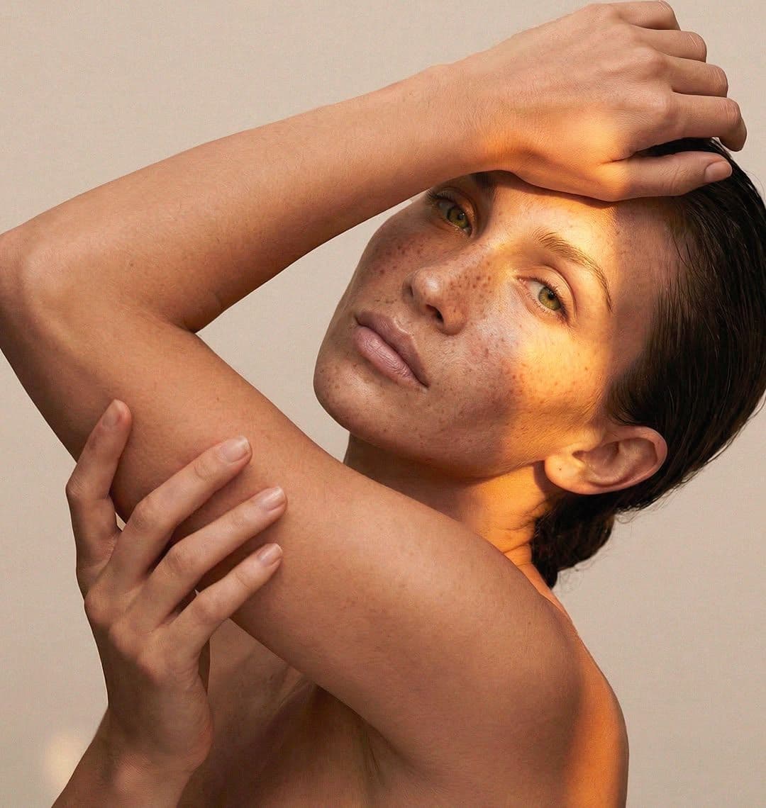 Beautiful woman with perfect skin
